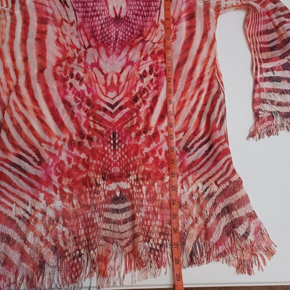Mushbaby Sienna Rose Lightweight Sheer Animal Print Size Medium - Picture 9 of 11